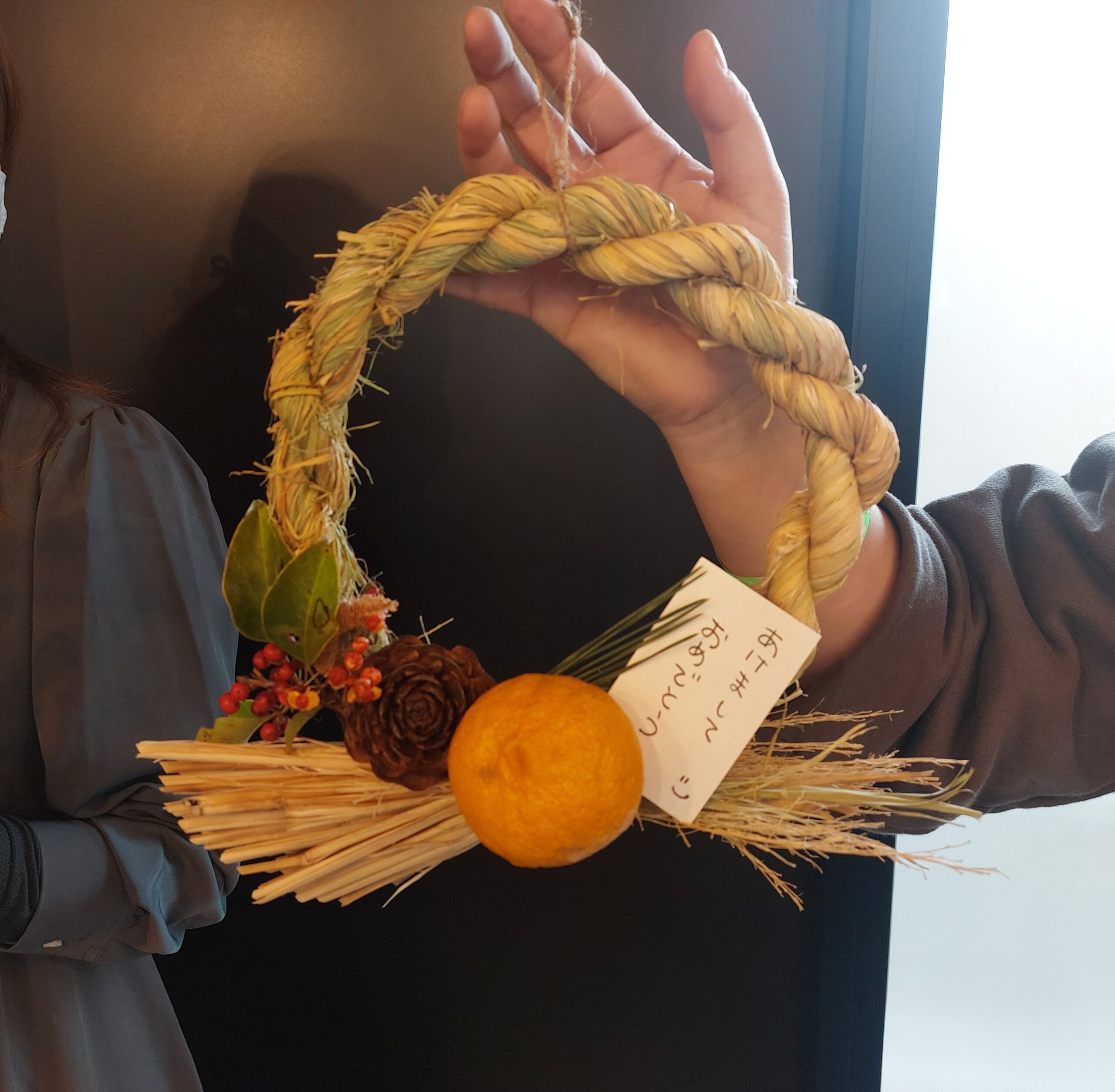 しめ縄飾り 作りました