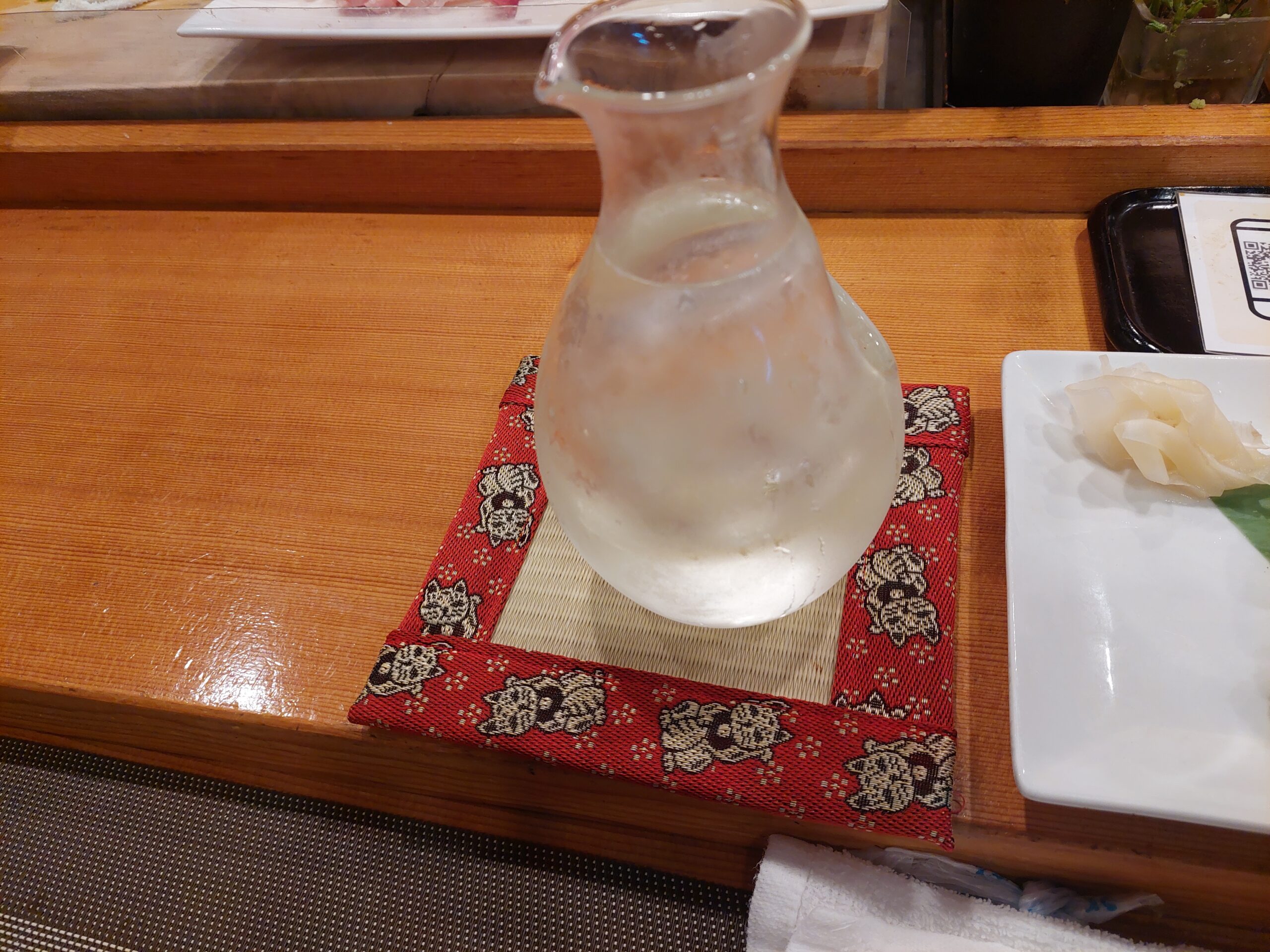 寿司屋で発見